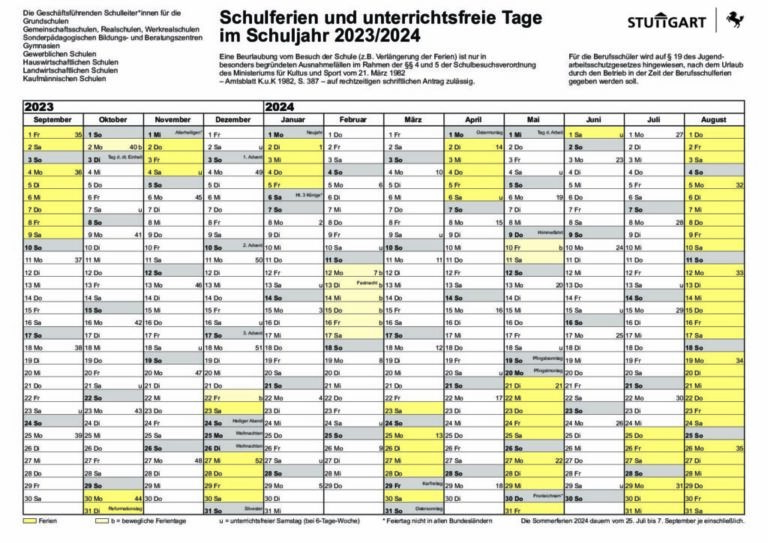 It Schule Stuttgart Kalender 